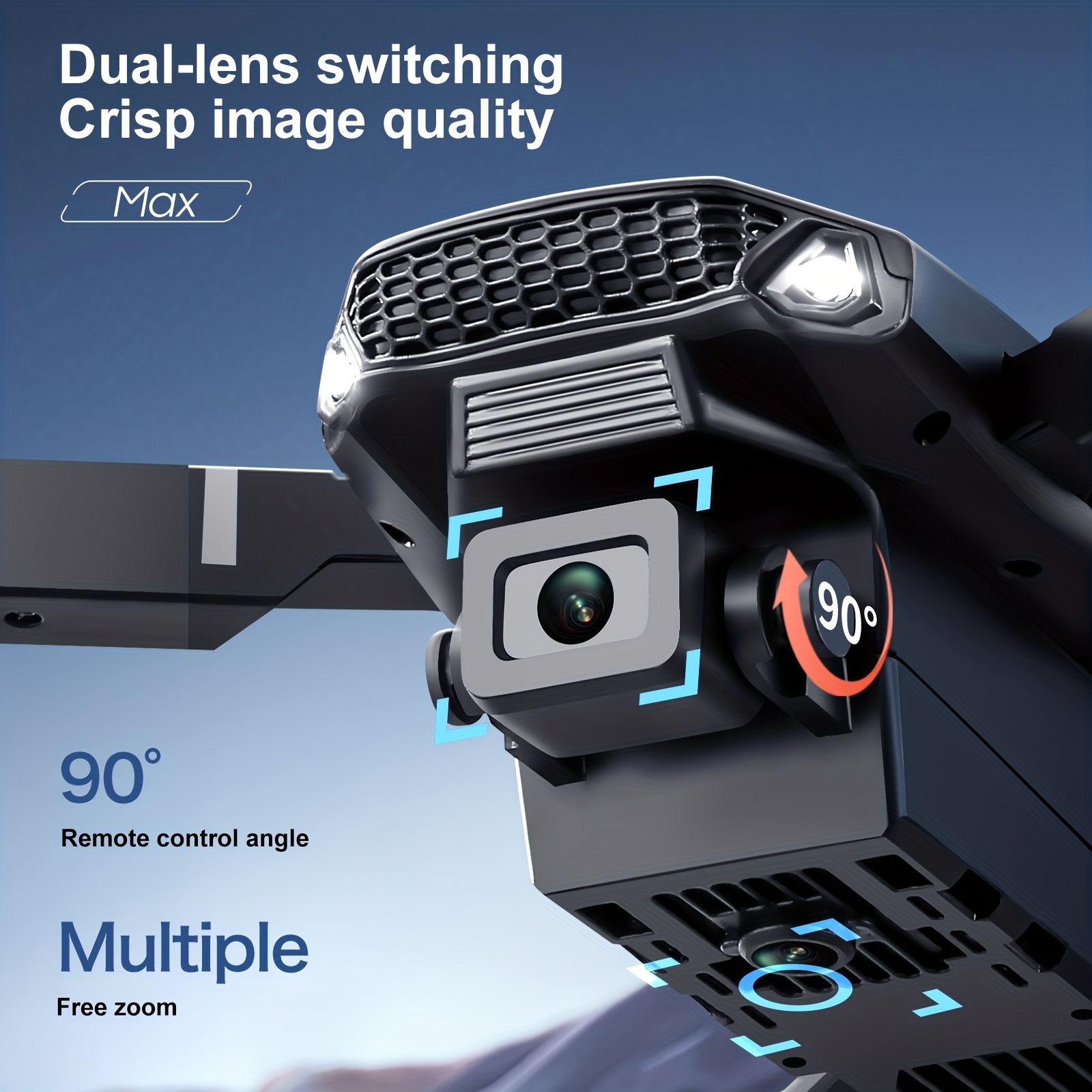 El Dron Plegable E88PRO MAX 20 - Drone Racing Camera reseña y precio
