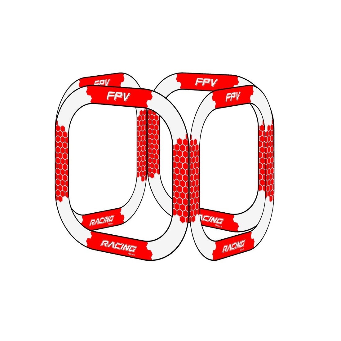 Puerta de Carreras FPV de 780m - Drone Racing Flag reseña y precio