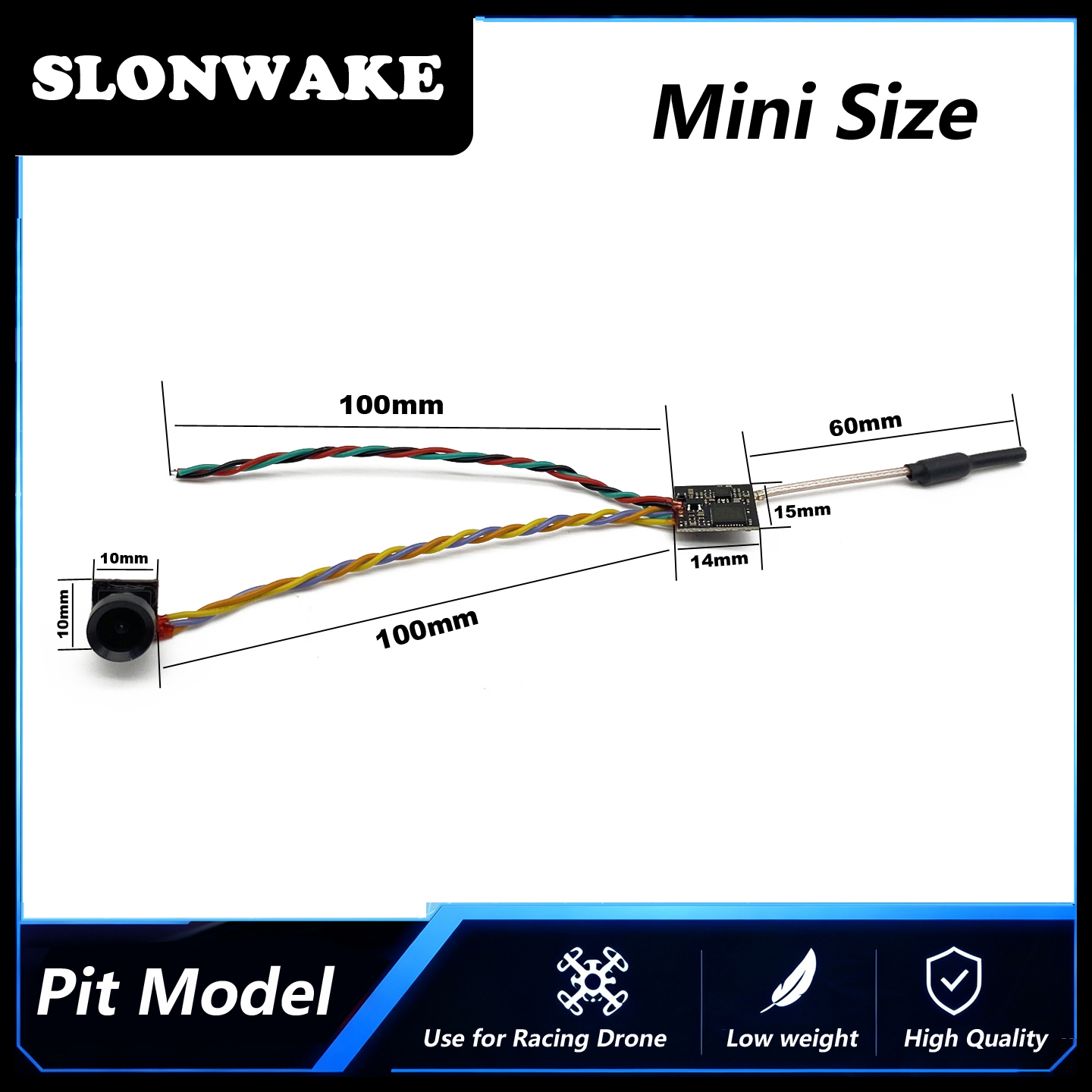 Gafas FPV con receptor y monit - Drone Racing Antenna reseña y precio