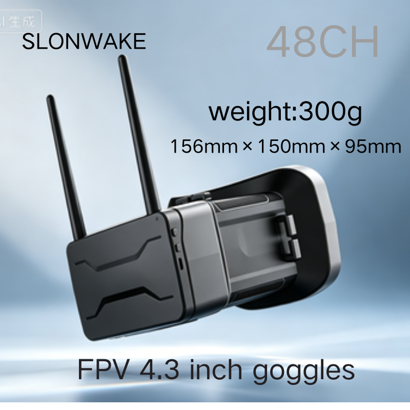 Gafas FPV 5.8G de 4.3 Pulgadas - Drone Racing Battery reseña y precio