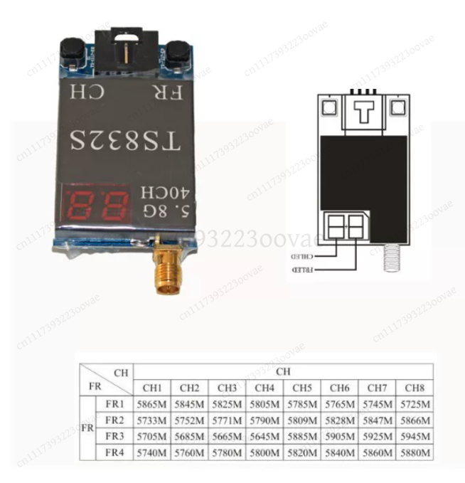 TS832 RC832 5.8G 600mW 48CH FP - Drone Racing Transmitter reseña y precio